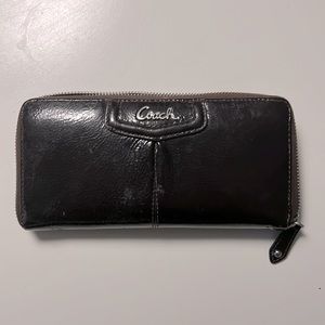 Coach zippered wallet